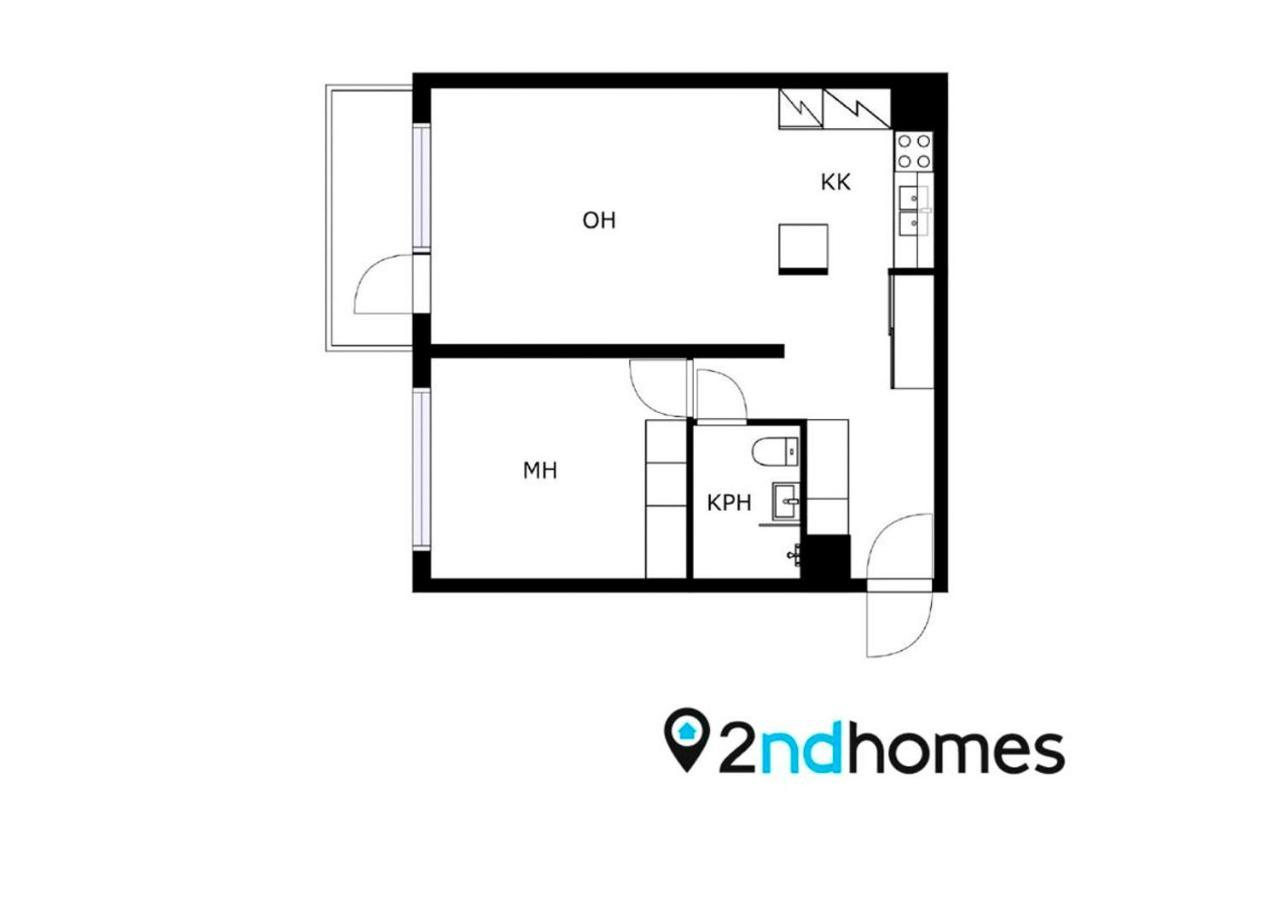 Appartement Heartful 1br With Balcony Next To Railway Station - Hosted By 2ndhomes Tampere